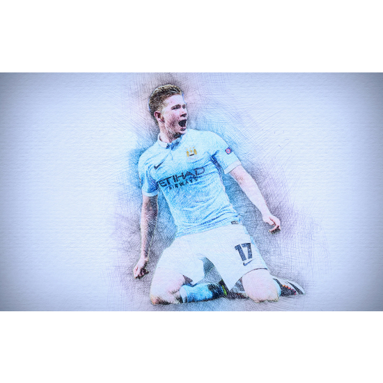 Carta da parati panoramica Calcio - Giocatore di Calcio