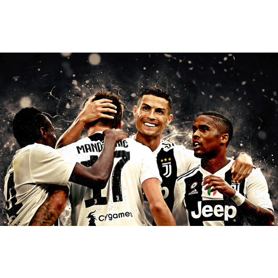 Carta da parati panoramica Calcio - Giocatori di Calcio