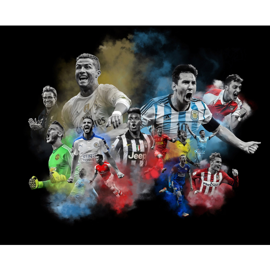 Carta da parati panoramica Calcio - Giocatori di Calcio