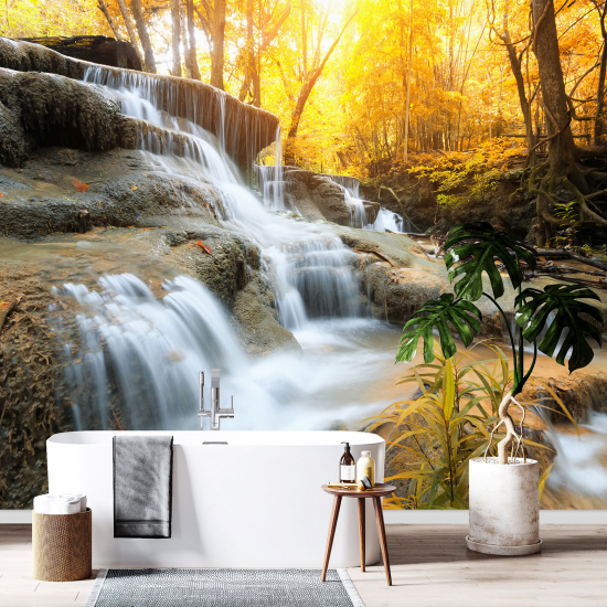 Carta da parati panoramica - Cascate Autunno