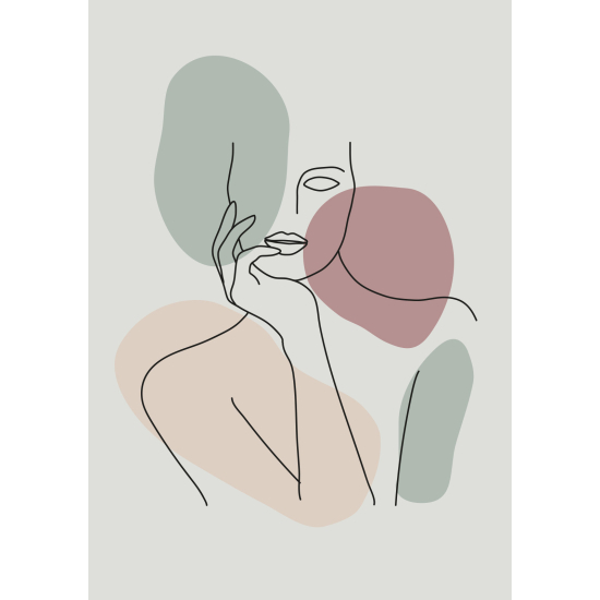 Carta da parati panoramica - Donna Boho