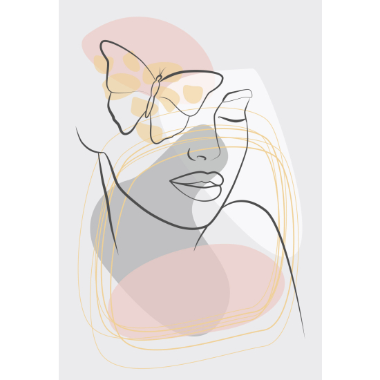 Carta da parati panoramica - Donna Boho