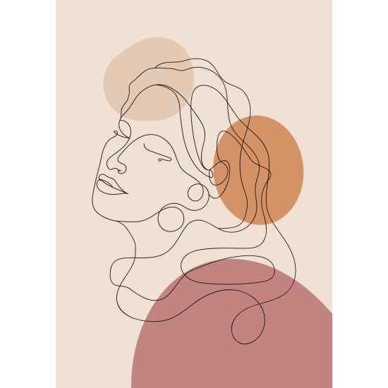 Carta da parati panoramica - Donna Boho