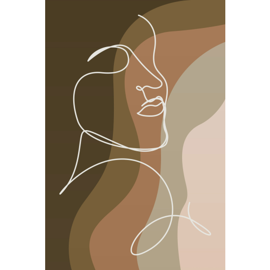 Carta da parati panoramica - Donna Boho