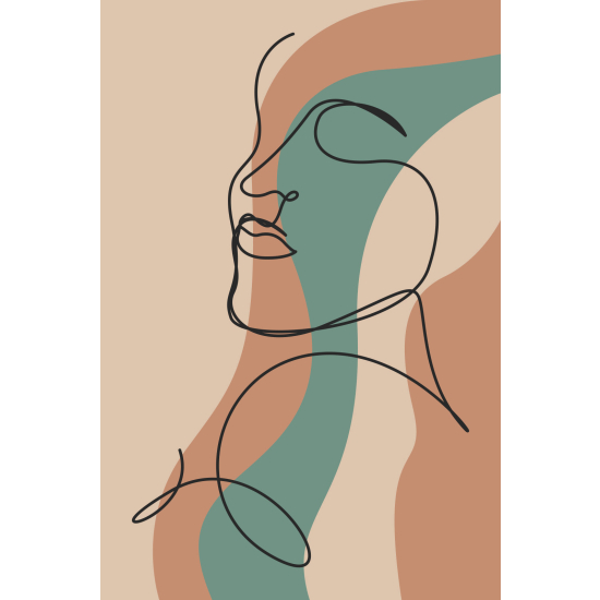Carta da parati panoramica - Donna Boho