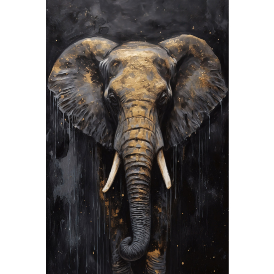 Carta da parati panoramica - Elefante