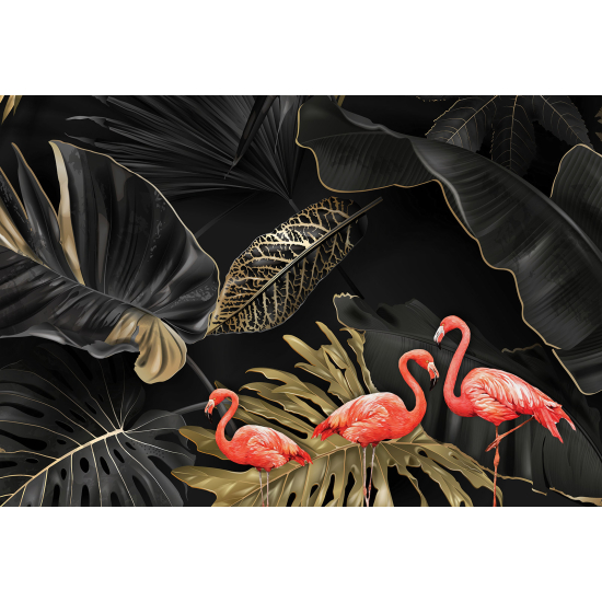 Carta da parati panoramica - Fenicotteri Rosa