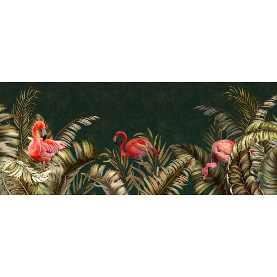 Carta da parati panoramica - Fenicotteri Rosa