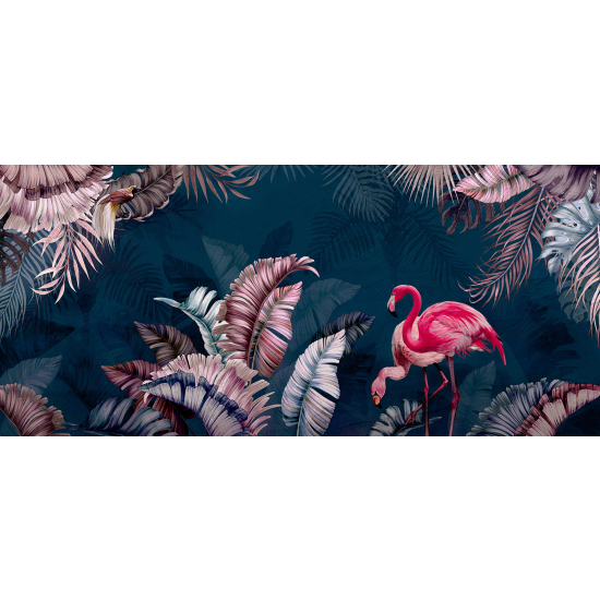 Carta da parati panoramica - Fenicotteri Rosa