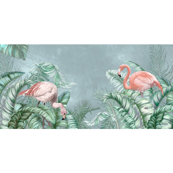 Carta da parati panoramica - Fenicotteri Rosa