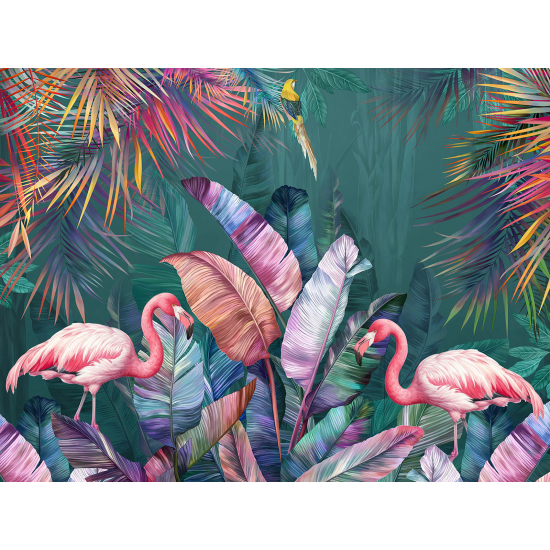 Carta da parati panoramica - Fenicotteri Rosa
