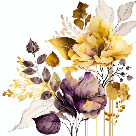 Carta da parati panoramica - Fiori