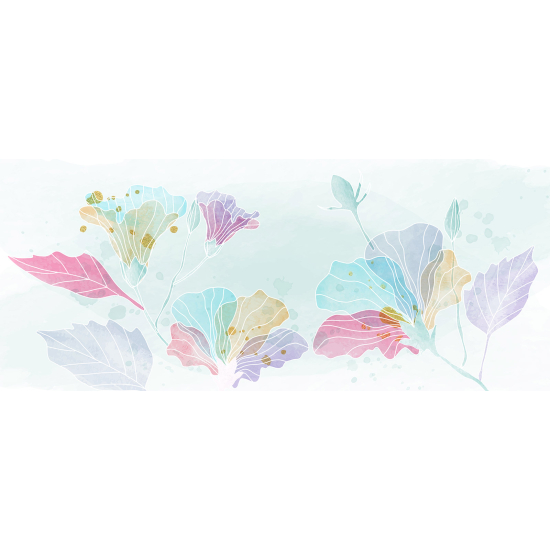 Carta da parati panoramica - Fiori