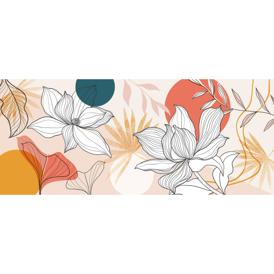 Carta da parati panoramica - Fiori