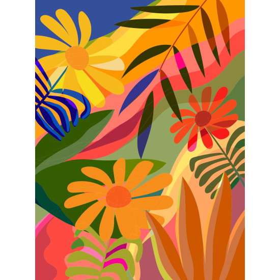 Carta da parati panoramica - Fiori