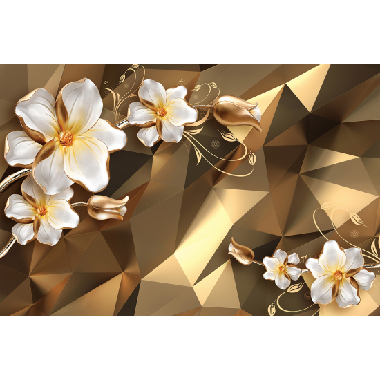 Carta da parati panoramica - Fiori 3D