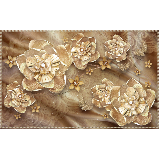 Carta da parati panoramica - Fiori 3D