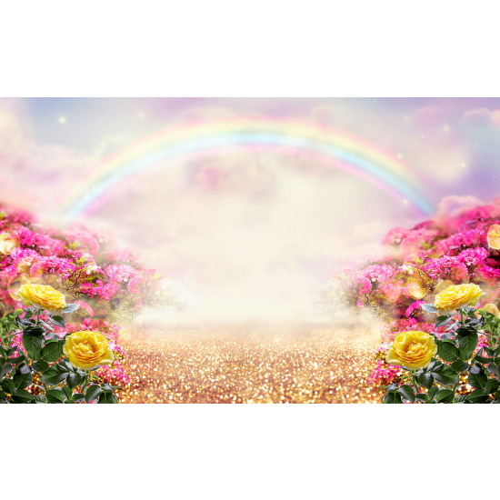 Carta da parati panoramica - Fiori Arcobaleno