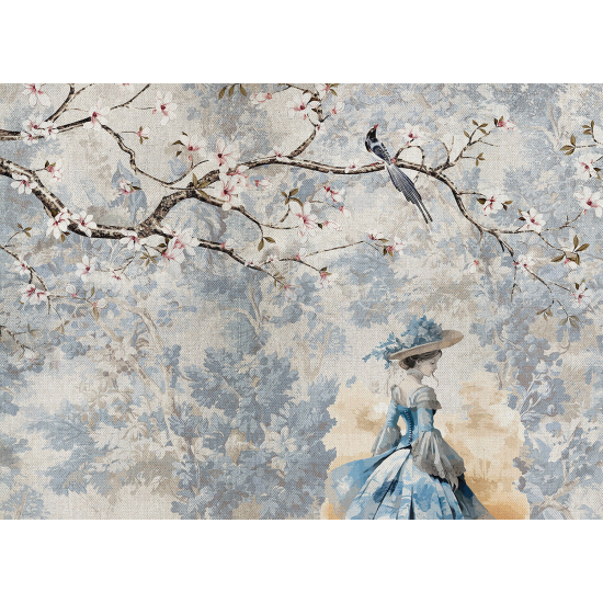 Carta da parati panoramica - Fiori Ragazza