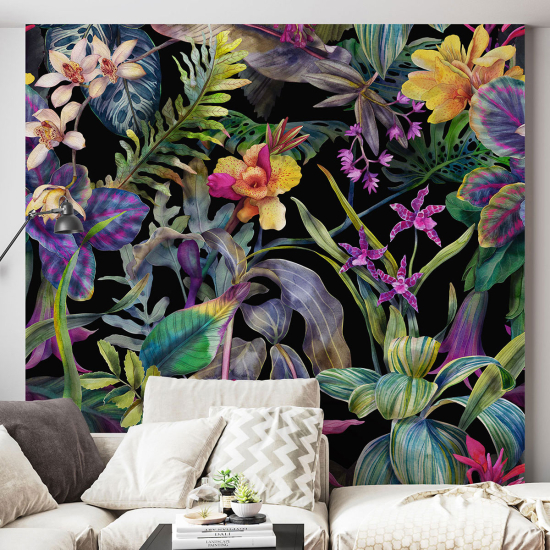 Carta da parati panoramica - Fiori tropicali