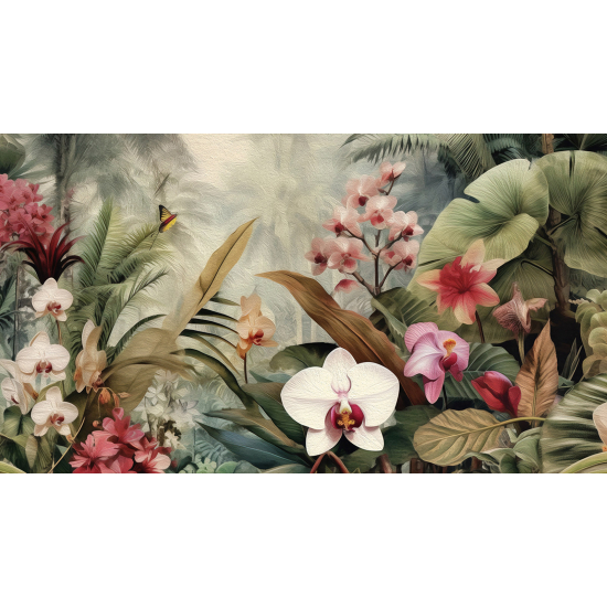 Carta da parati panoramica - Fiori tropicali