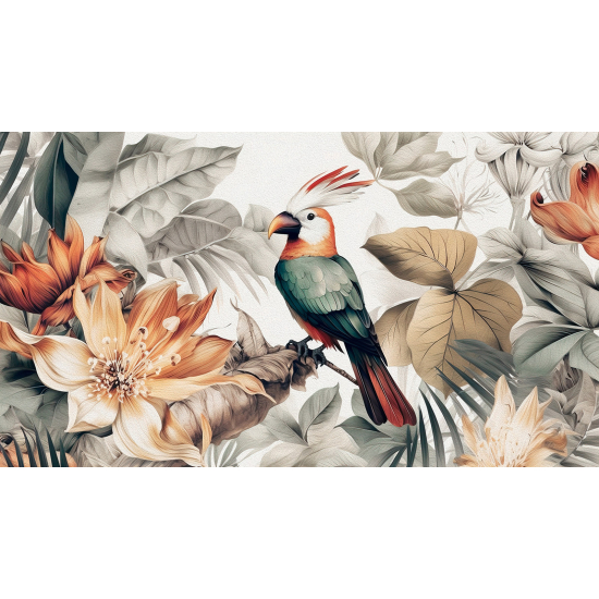 Carta da parati panoramica - Fiori Uccello