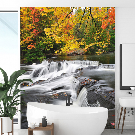 Carta da parati panoramica - Fiume Autunno