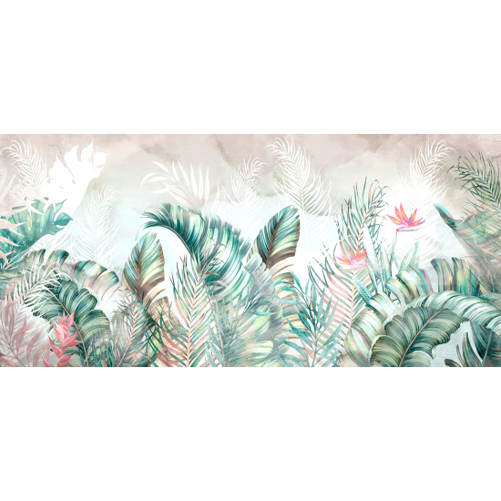 Carta da parati panoramica - Foglie tropicali