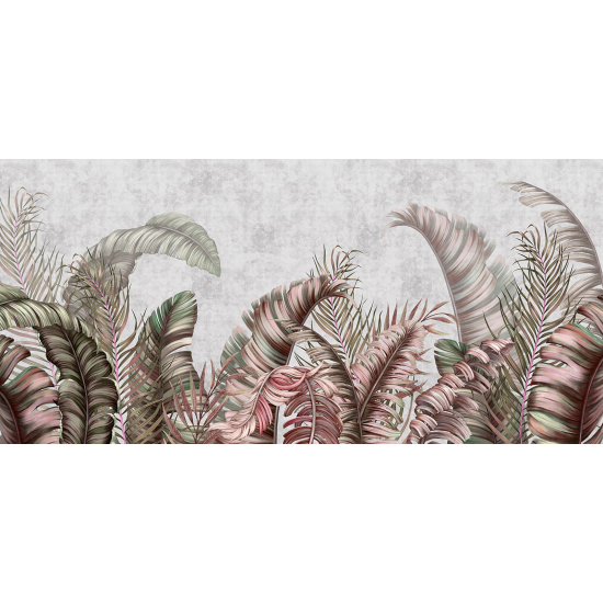 Carta da parati panoramica - Foglie tropicali