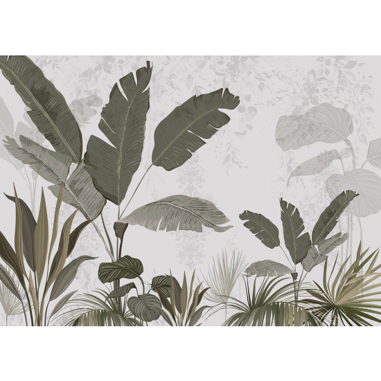Carta da parati panoramica - Foglie tropicali
