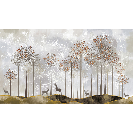 Carta da parati panoramica - Foresta Animali