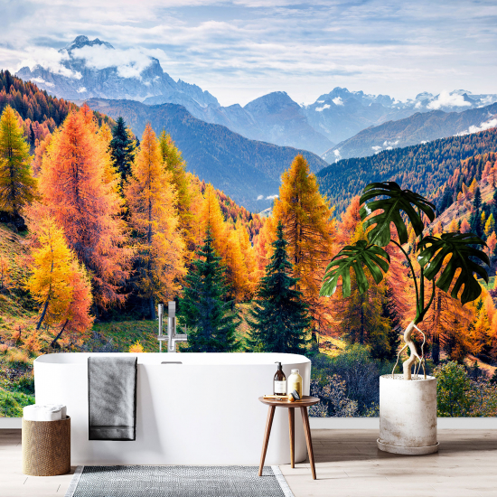 Carta da parati panoramica - Foresta Autunno