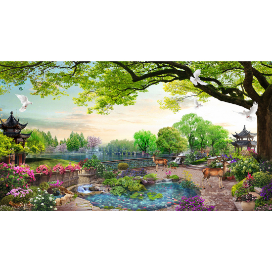 Carta da parati panoramica - Giardino Giapponese