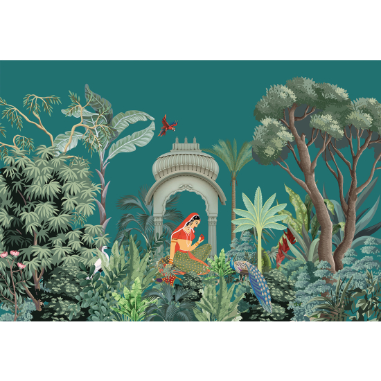 Carta da parati panoramica - Giardino Tropicale