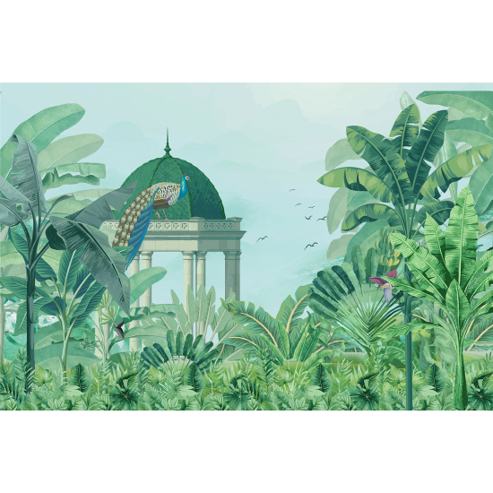 Carta da parati panoramica - Giardino Uccello