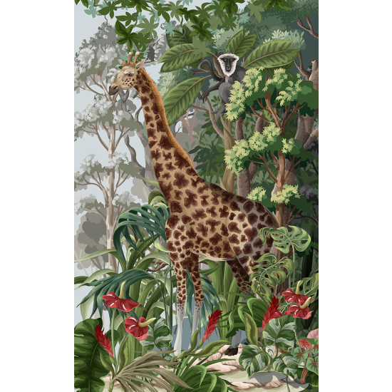 Carta da parati panoramica - Giraffa