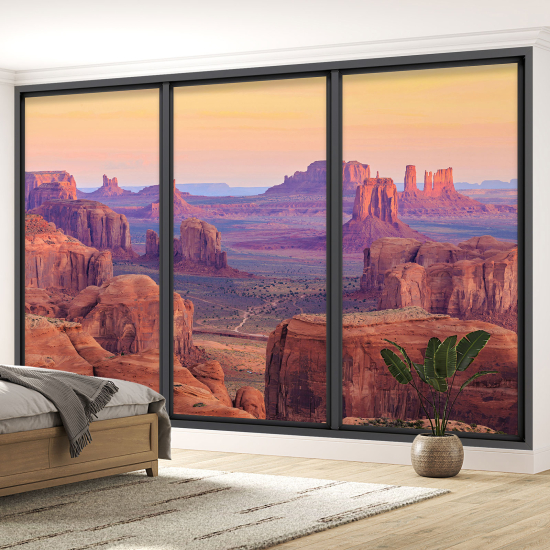Carta da parati panoramica - Illusione ottica - Grand Canyon