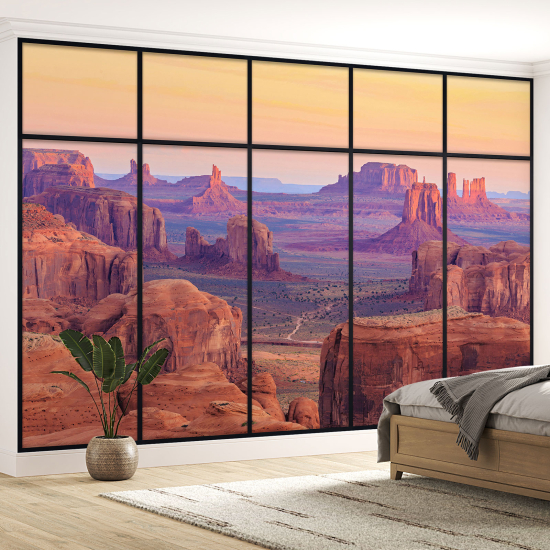Carta da parati panoramica - Illusione ottica - Grand Canyon