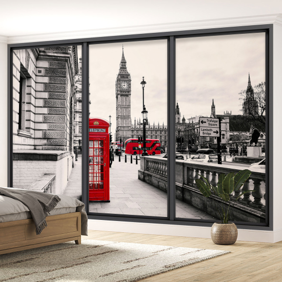Carta da parati panoramica - Illusione ottica - Londra