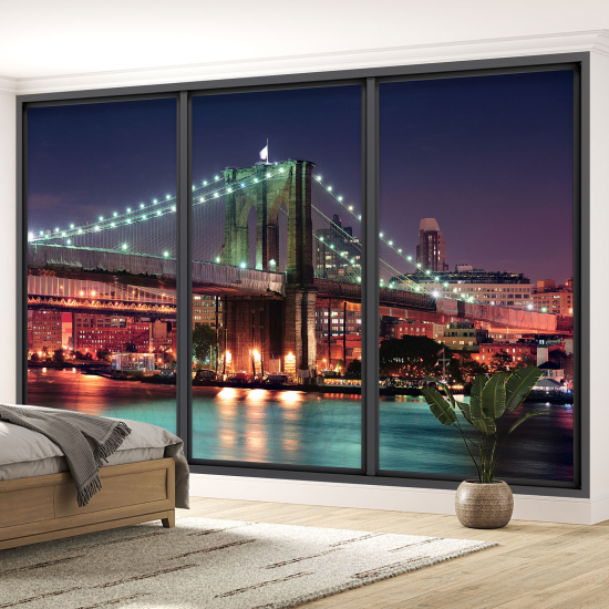 Carta da parati panoramica - Illusione ottica - New York