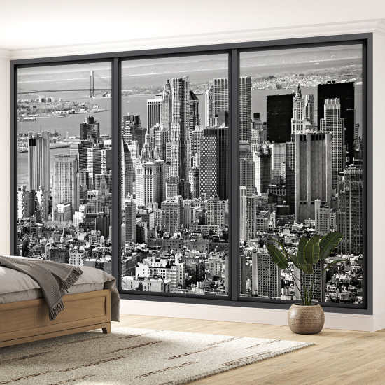Carta da parati panoramica - Illusione ottica - New York