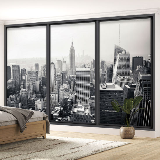 Carta da parati panoramica - Illusione ottica - New York