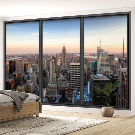 Carta da parati panoramica - Illusione ottica - New York