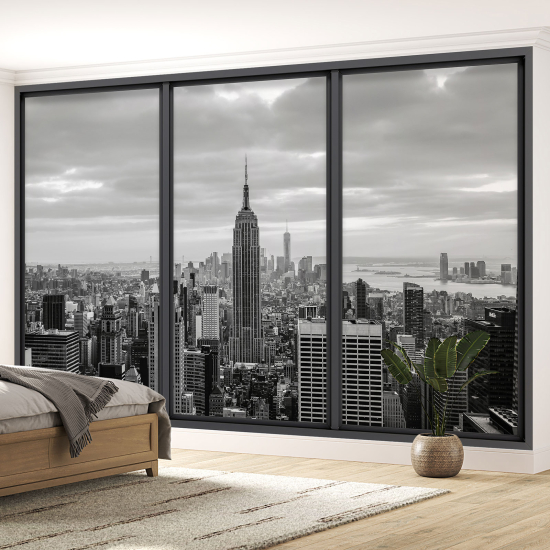 Carta da parati panoramica - Illusione ottica - New York