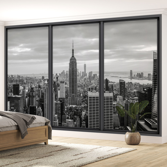 Carta da parati panoramica - Illusione ottica - New York