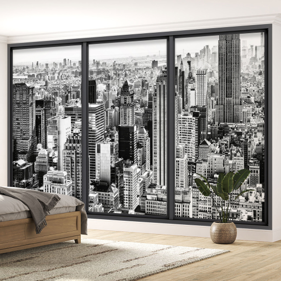 Carta da parati panoramica - Illusione ottica - New York