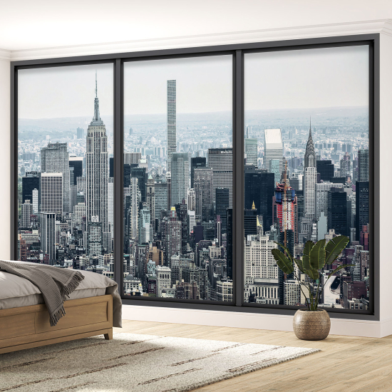 Carta da parati panoramica - Illusione ottica - New York