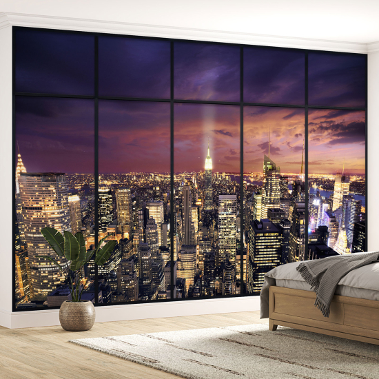 Carta da parati panoramica - Illusione ottica - New York