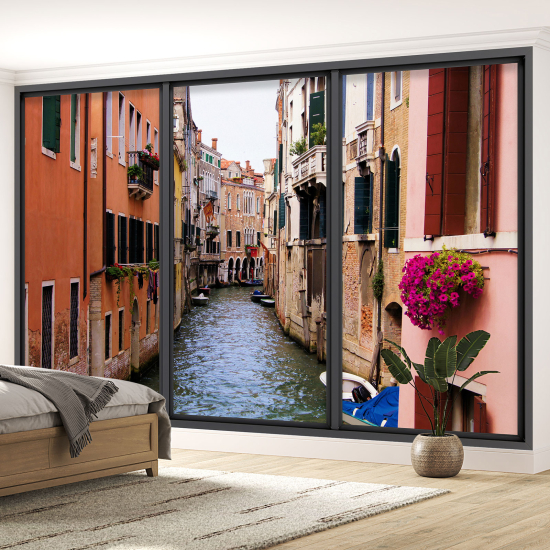 Carta da parati panoramica - Illusione ottica - Venezia