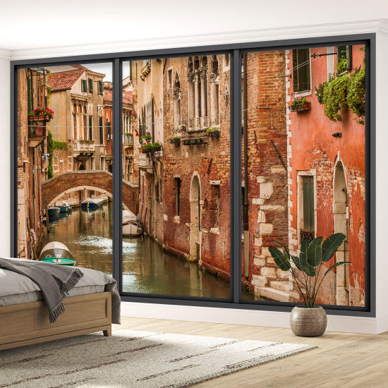 Carta da parati panoramica - Illusione ottica - Venezia